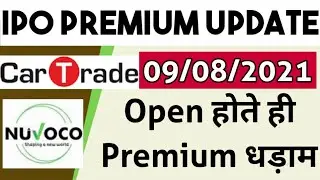 Nuvoco Vistas IPO Premium Update | Cartrade IPO Premium Update | IPO Premium Update | IPO Update