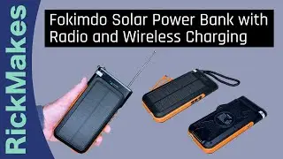 Fokimdo Solar Power Bank with Radio and Wireless Charging