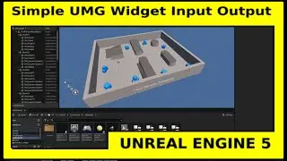 How To Tutorial : Unreal Engine 5 UMG Widget basic communication with blueprints