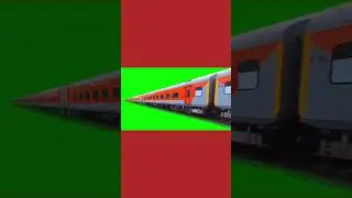 Green Screen Train Travelling video, No Copyright ©️