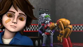 [FNAFSB/SFM] Gregory catches Freddy simping