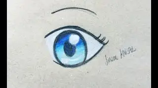 Yeni Başlayanlar İçin Anime Göz Çizimi :3 / How to Draw Anime Eye