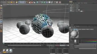 Cinema 4D   Abstract Sphere Lighting  Tutorial