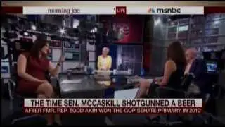 Mika Brzezinski Learns To Shotgun A Beer