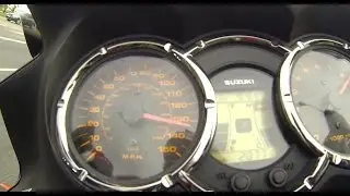 Suzuki V-Strom DL1000 acceleration 0-100 km/h (0-60 mph) & 0-200 km/h (0-125 mph)