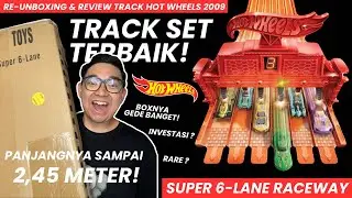 Best Hot Wheels Tracks of 2024 | Unboxing & Review Super 6 Lane Raceway #hotwheels