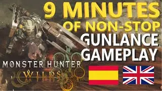 9 Minutes of Gamescom Monster Hunter Wilds Gunlance Gameplay - First Impressions  ガンランス  #mhwilds