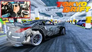 Drifting the TOKYO DRIFT Parking Garage! (w/Steering Wheel)