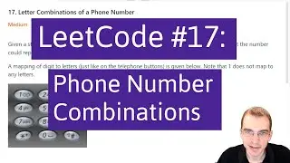 Python Programming Practice: LeetCode #17 -- Letter Combinations of a Phone Number