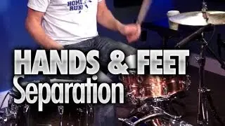 Separation Of The Hands & Feet - Drum Lessons