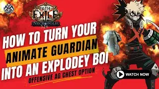 Path of Exile | How to craft Explode Chest for Animate Guardian | Necropolis League 3.24