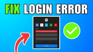 How To Fix Epic Games Login Error | Cant Log In