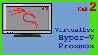 Kali Linux Virtual Machine - HyperV vs VirtualBox vs Proxmox - VM Networks