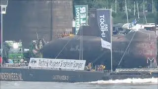 U-Boot U 17 auf dem Rhein