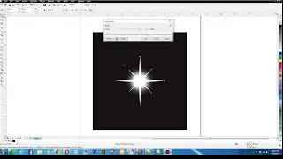 How to Make Blinking Star in Corel Draw / Lighting Effect in coreldraw / Shining & Sparkling Star