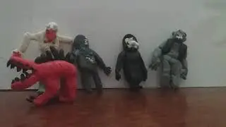 все мои фигурки scp из пластилина.