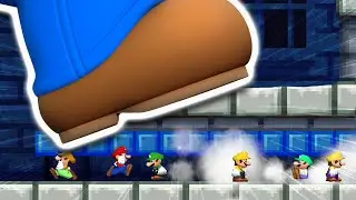 MARIO but with 8 PEOPLE