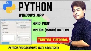 Tkinter GUI in Python | Radiobutton in python | tkinter library | window form in python | हिंदी में