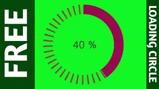 Loading Circle - Green Screen Footage Free Download 