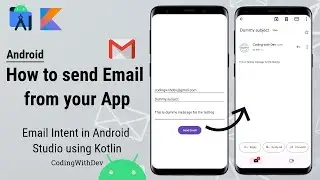 Android Email Intent Tutorial - How to Send Email From Within Your App | kotlin
