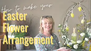 Easter Flower Arrangement - How to make a flower arrangement for Easter - Using Agrawool