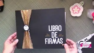 Tutorial libro de firmas para boda * Scraptools