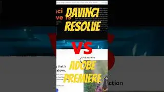 Adobe Premiere vs DaVinci Resolve - The TRUTH About Video Editing!