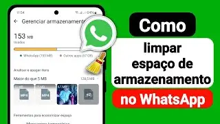 Como limpar espaço de armazenamento do WhatsApp - 2024 | Libere espaço de armazenamento do WhatsApp