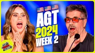 Stunning Singers, Dancers and TWO Golden Buzzers! | AGT Week 2