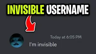 How to Set an Invisible Username on Discord - (2024 METHOD)