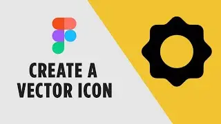 Draw a Vector Icon in Figma | Beginner-Friendly Gear Icon Tutorial