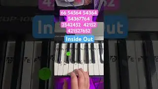 Inside Out Easy Piano Tutorial With Numbers