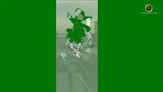 Glass Breaking Green Screen HD