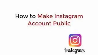 How to Make Instagram Account Public (2020)