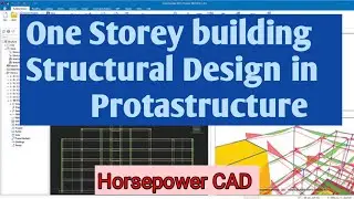 One Storey building Structural Design in Protastructure #protastructure