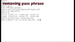 openssl how to remove pem pass phrase nginx