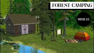 Forest Camping | The Sims 2 Speed Build CC | Строительство Симс 2