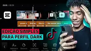 VIRALIZE SEU PERFIL DARK COM ESSA EDIÇÃO de VÍDEO SIMPLES VIRAL pelo CAPCUT GRATUITO