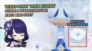 waypoint web event (free 30 primogems) claim now!!!
