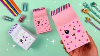 How to make Origami Paper Milk Box || DIY Tutorial