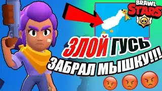 🦆 ГУСЬ ТРОЛИТ 🤡 и МЕШАЕТ МНЕ ИГРАТЬ в БРАВЛ СТАРС / гусь на рабочем столе