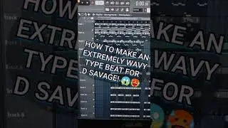 How to make a plugg type beat for d savage from scratch in fl studio! #shorts