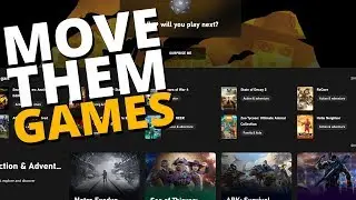 How to Manage & Move your Windows Store & Xbox Game Pass Game Installations! (change Default Drive)