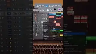 Freeze Tracks to Save CPU Power in Logic Pro 