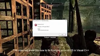 Skyrim runtime error r6025 in Visual C++ (FIXED)