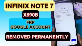 Infinix Note 7 (X690B) FRP GOOGLE ACCOUNT REMOVED by unlock tool