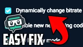 How to STOP Dropping Frames in Streamlabs OBS | Dynamic Bitrate Streamlabs Setting