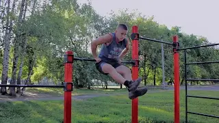 The lock on the bar. Street Workout 19