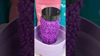 Melt a wax “jar” 😂🤣 #yeelen #yeelenwax #hairremoval #asmr #hardwax #waxbeads #waxing