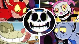 Cuphead - All Secret Bosses (DLC Included)